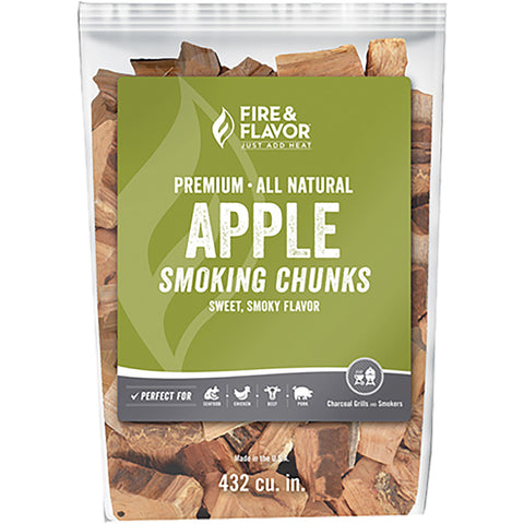 Fire And Flavor Wood Chunks Apple 4 Lbs.