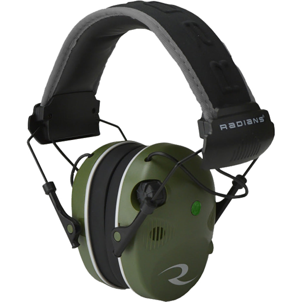 Radians R3400 Quad Mic Electronic Earmuff Military Green/black