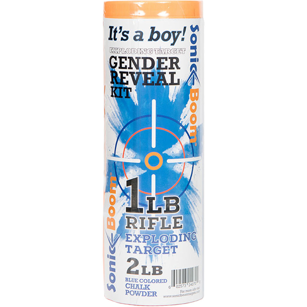 Sonic Boom Exploding Target Gender Reveal Kit Boy 1 Lb. Blue