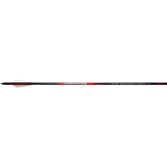 Black Eagle Carnivore Arrows .003 30/50 2.5 In. Shield Cut 6 Pk.