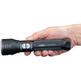 Police Security Long Throw Twin Power Flashlight 450 Lumen 1/4 Mile Beam
