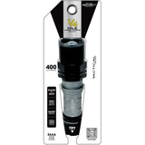 Police Security Long Throw Flashlight 400 Lumen 1/4 Mile Beam