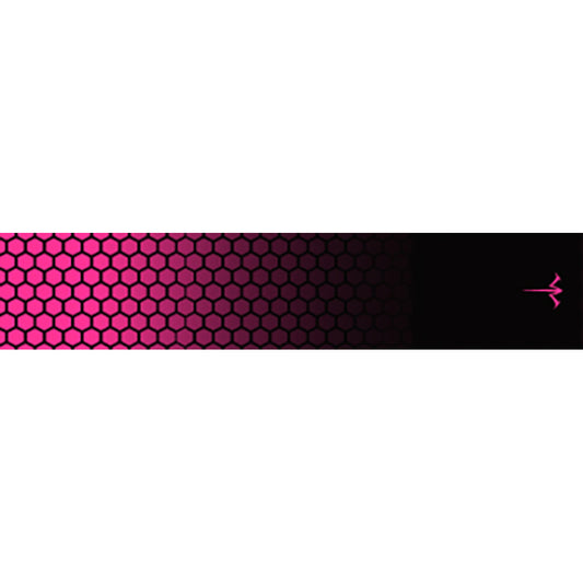 White Water Archery Honeycomb Fade Arrow Wraps Fade Hot Pink 5 In. X 1.125 In. 15 Pk.