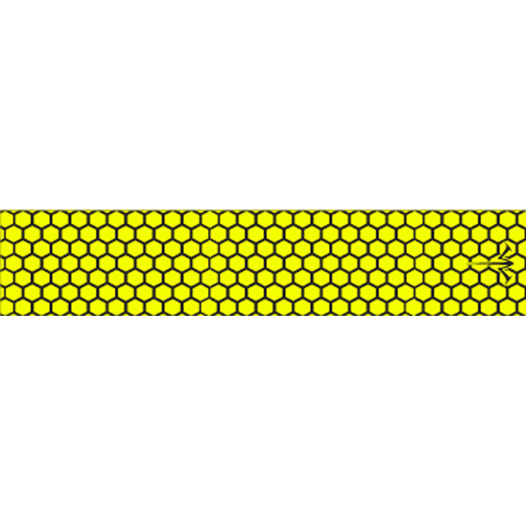 White Water Archery Honeycomb Fade Arrow Wraps Open Flo Yellow 5 In. X 1.125 In. 15 Pk.