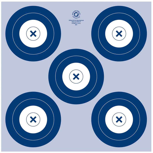 Maple Leaf Nfaa Indoor Target 5 Spot Target 25 Pk.