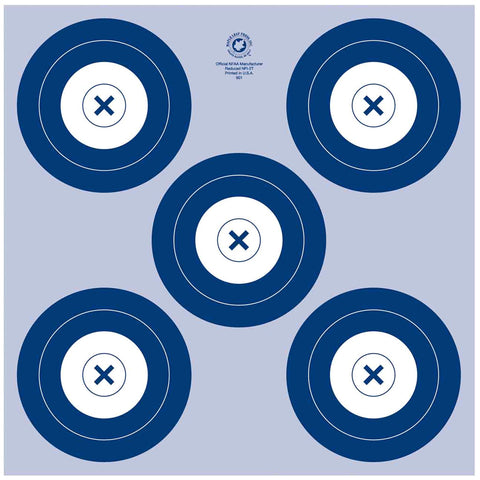 Maple Leaf Nfaa Indoor Target 5 Spot Target 25 Pk.
