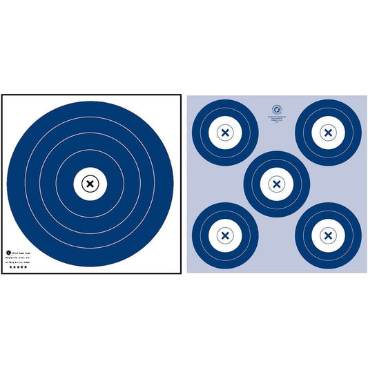 Maple Nfaa Dual 1-spot/5-spot Target 25 Pk.