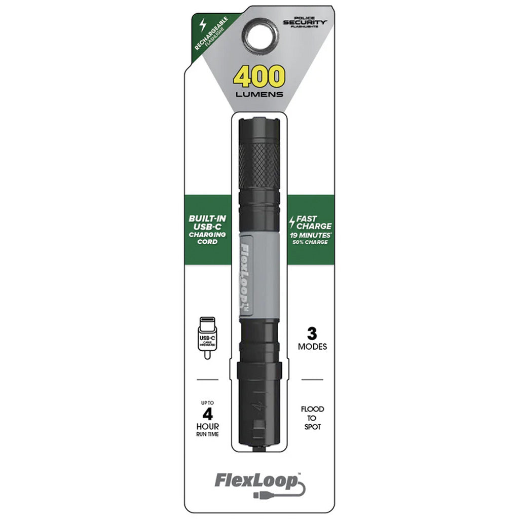 Police Security Flexloop Rs Flashlight 400 Lumens