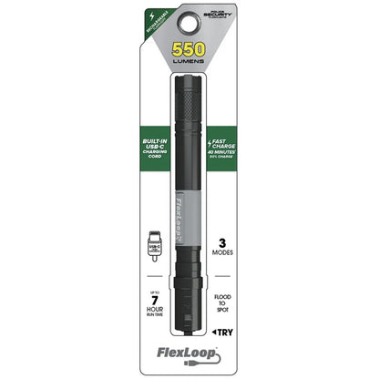 Police Security Flexloop R Flashlight 550 Lumens