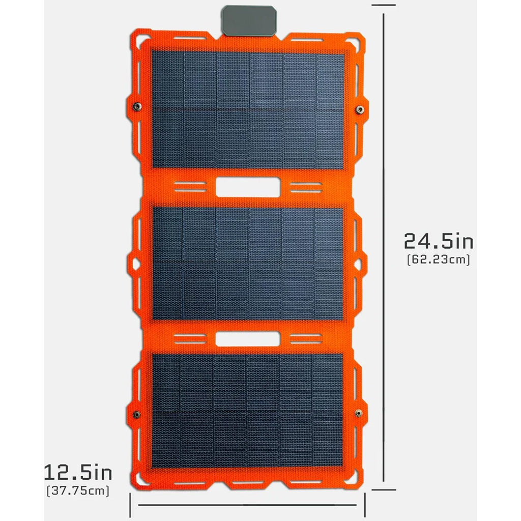 Dark Energy 18w Spectre Solar Panel Folding Hivis Orange