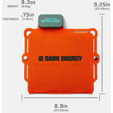 Dark Energy 8w Spectre Solar Panel Folding Hivis Orange