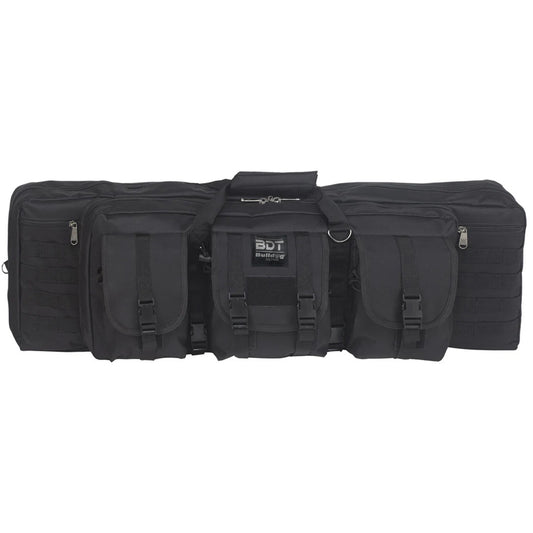 Bulldog Deluxe Double Tactical Rifle Case Black 36 In.