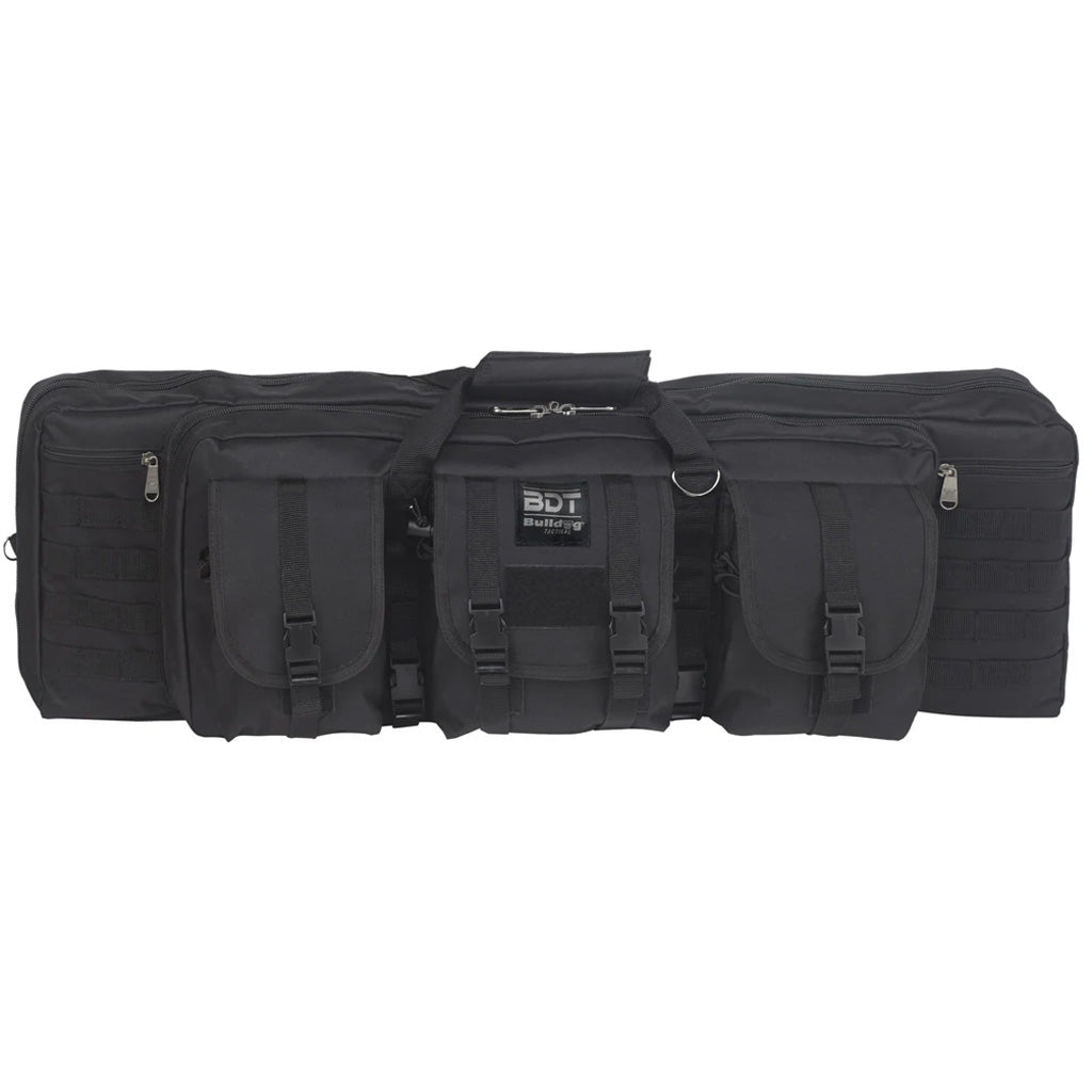 Bulldog Deluxe Double Tactical Rifle Case Black 42 In.