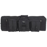 Bulldog Deluxe Double Tactical Rifle Case Black 42 In.