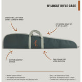 Half Rack Wildcat Rifle Case 48 In.