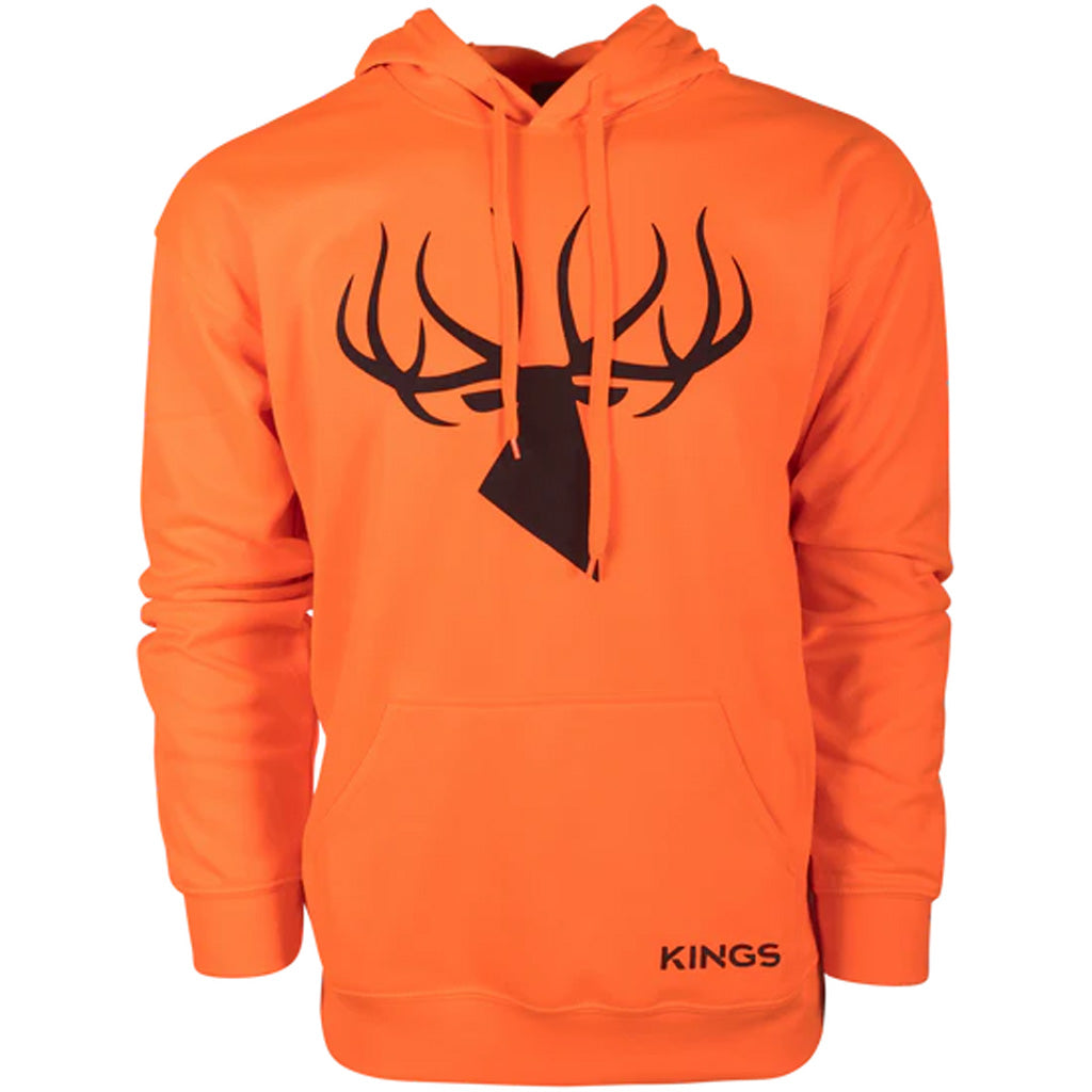Kings Poly Hoodie Blaze Orange 2x-large