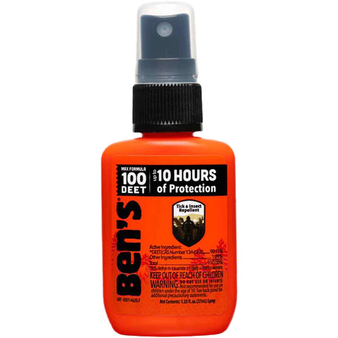 Ben's 100 Tick & Insect Repellent 1.25 Oz Pump Spray, 98pct Deet
