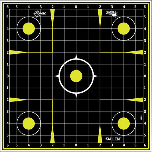 Ezaim Splash Sight-in Grid Paper Target 12x12 12 Pk.