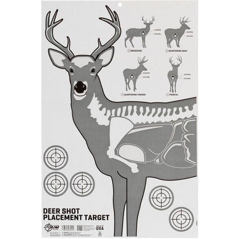 Ez Aim Deer Vitals Corrugated Target 23x25"