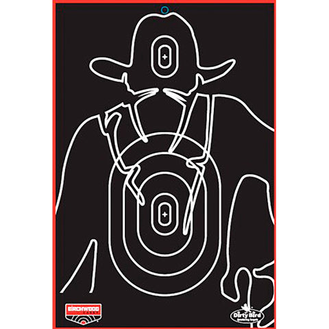 Birchwood Casey Dirty Bird Gunslinger Silhouette 12x18" 6pk