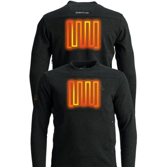 Scentlok Be:1 Trek Heated Base Shirt Blackout Black Medium