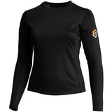 Scentlok Womens Climafleece Baseslayer Top Black Medium