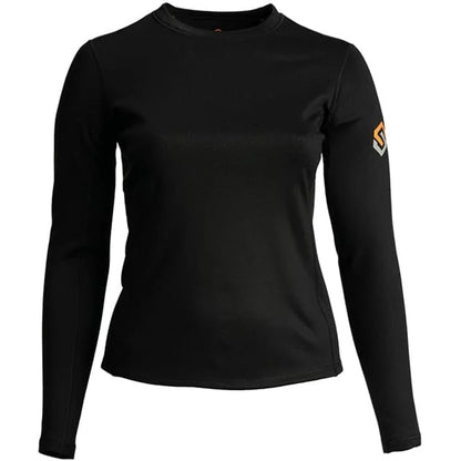 Scentlok Womens Climafleece Baseslayer Top Black 2x-large