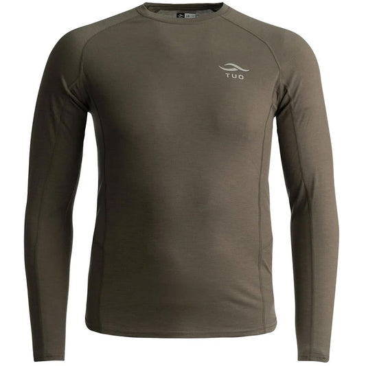 Tuo Kinetic Merino 150 Ls Crew Shirt Deadfall Small