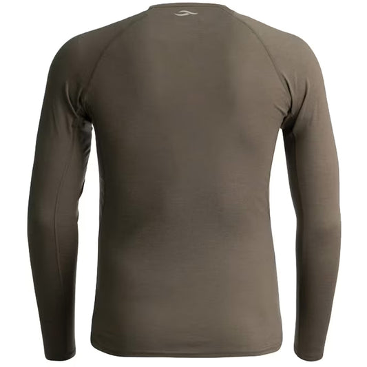 Tuo Kinetic Merino 150 Ls Crew Shirt Deadfall Small