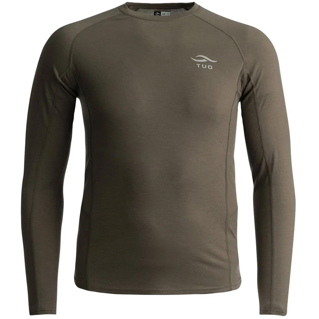 Tuo Kinetic Merino 150 Ls Crew Shirt Deadfall 3x-large
