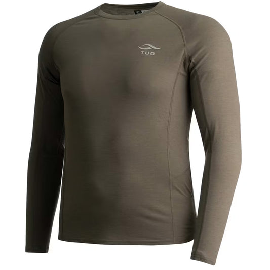 Tuo Kinetic Merino 150 Ls Crew Shirt Deadfall 3x-large