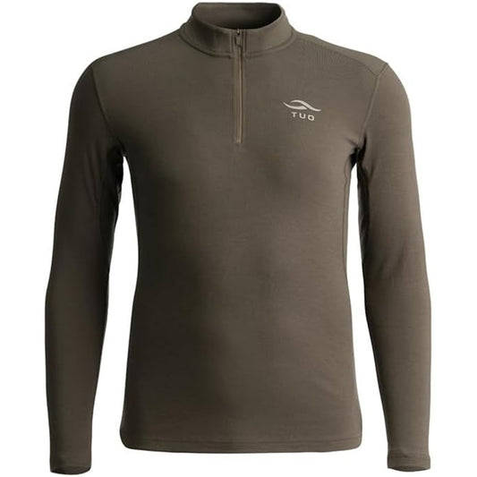 Tuo Kinetic Merino 250 1/4 Zip Shirt Deadfall X-large