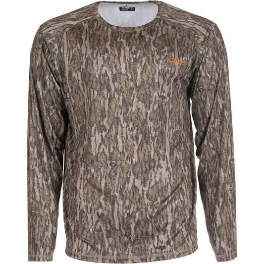 Habit Men's Siesta Cape Long Sleeve Perf Tee 2xl-mossy Oak New Bottomland