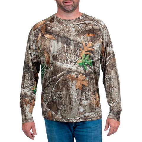Habit Men's Siesta Cape Long Sleeve Perf Tee M-realtree Edge