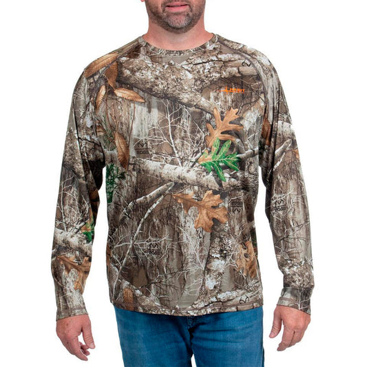 Habit Men's Siesta Cape Long Sleeve Perf Tee L-realtree Edge