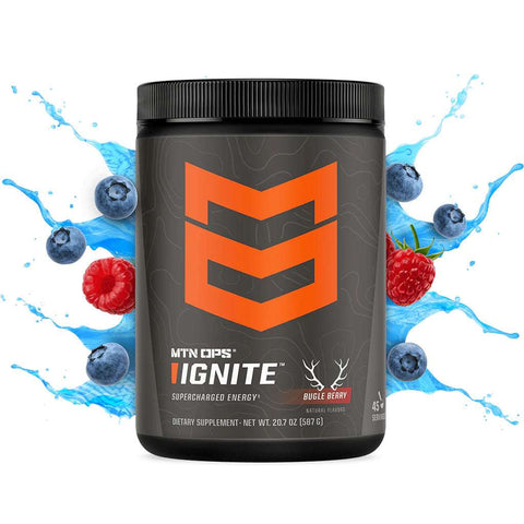 Mtn Ops Ignite Bugle Berry 21oz Tub (45 Scoops)