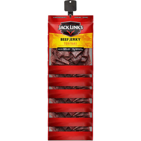 Jack Links 3.25oz Jerky Clip Strip 12ct Teriyaki