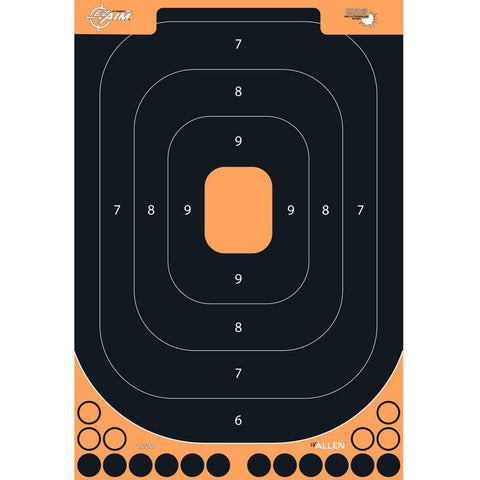 Allen Adhesive Splash Handgun Training Target 12"x18" 5pk