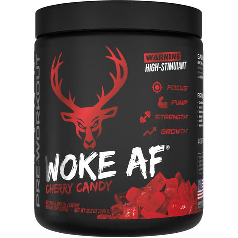 Bucked Up Woke Af Pre-workout Cherry Hard Candy 30 Serving Tub