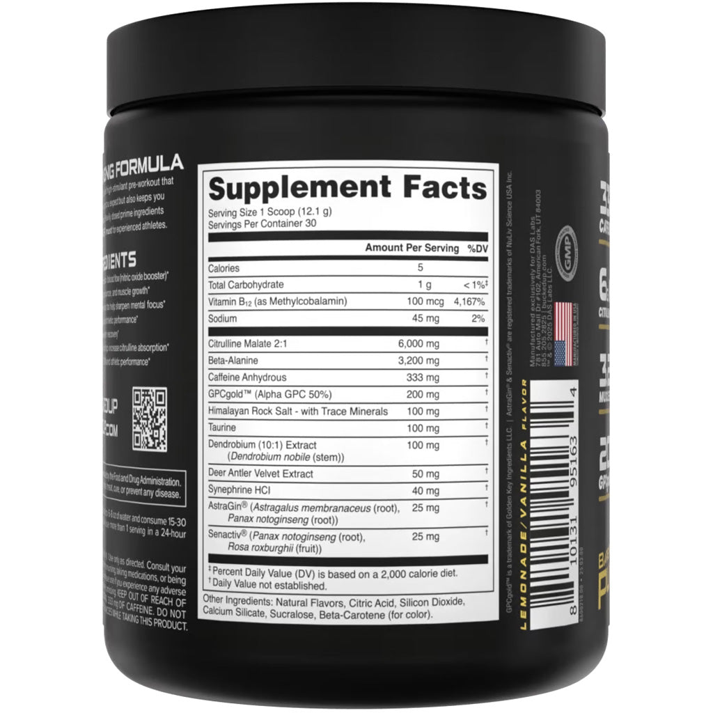 Bucked Up Woke Af Pre-workout Bkfc 30 Serving Tub