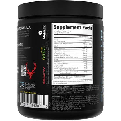 Bucked Up Woke Af Pre-workout Anime Yuza/peach 30 Serving Tub