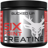 Bucked Up 6 Point Creatine Unflavored 30 Serving Tub