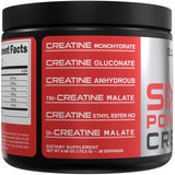 Bucked Up 6 Point Creatine Unflavored 30 Serving Tub
