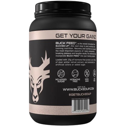 Bucked Up Buck Feed Protein Horchata 30 Serving Tub