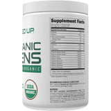 Bucked Up Organic Greens Unflavored 30 Serving Tub