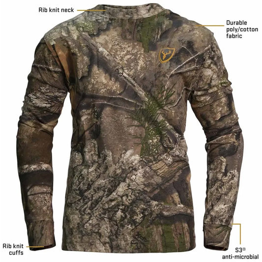 Blocker Youth Fused Cotton Ls Shirt Rt Apx Youth Large