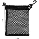 Odin's Innovations Mesh Drawstring Bag W/clip