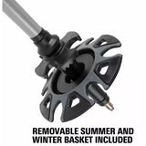 Alpha Aluminum Trekking Poles 1pr Night Shade