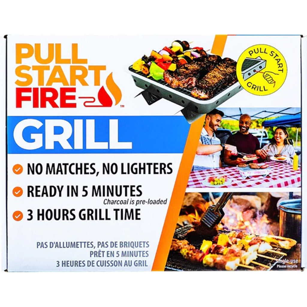 Pull Start Fire Grill Shelf Display 6ct Pdq