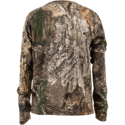 Habit Bear Cave Long Sleeve Tee Realtree Apx Medium